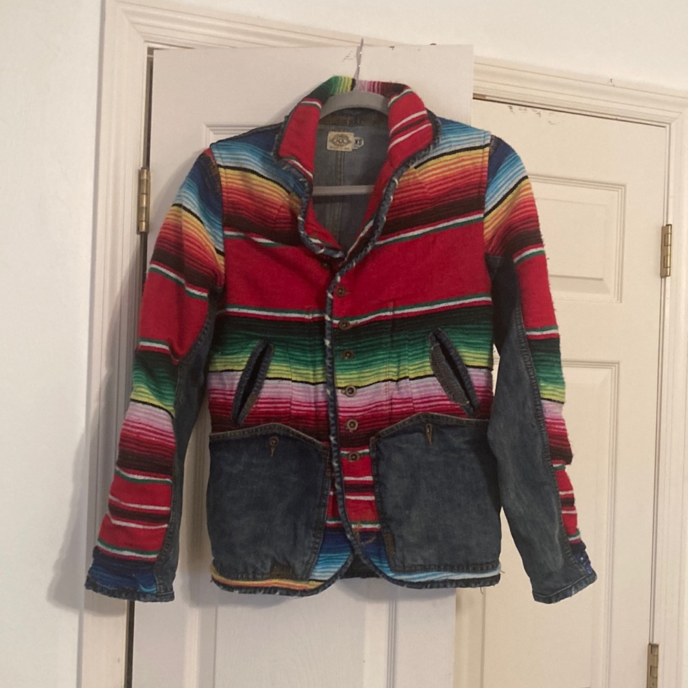 Hand crafted denim jacket XS